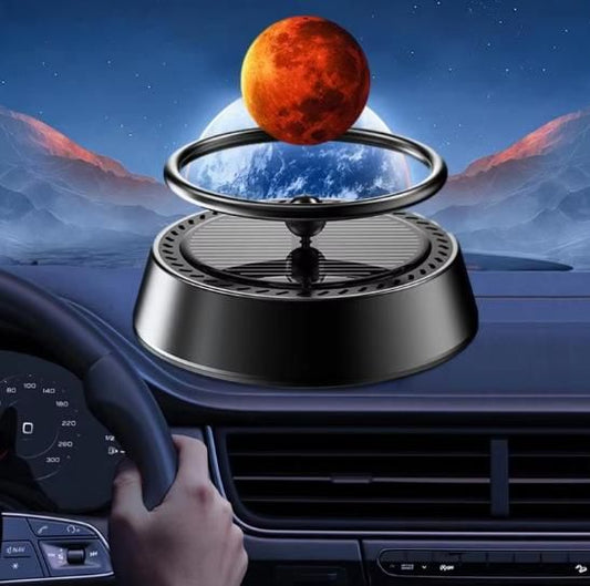 Solar Powered Rotating Levitating Planet Car Air Freshener