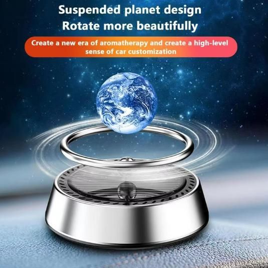 Solar Powered Rotating Levitating Planet Car Air Freshener