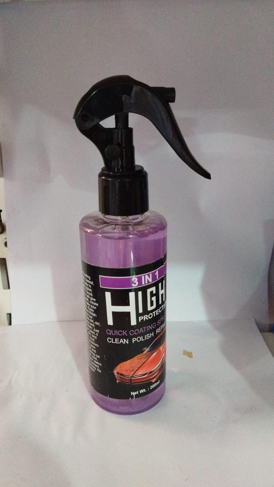 3 in 1 High Protection Quick Car Ceramic Coating Spray 200ML